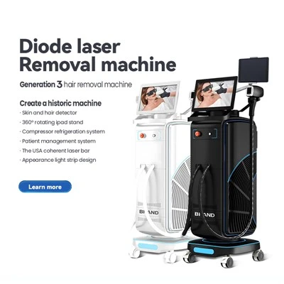 AI 스마트 다이오드 레이저 제모 기계: 지능적인 분석을 갖춘 소프라노 티타늄 표준